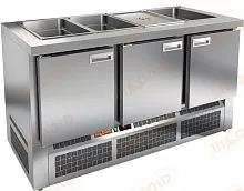 Стол холодильный для салатов HICOLD SLE3-111GN O БЕЗ КРЫШКИ