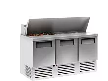 Стол холодильный для сэндвичей CARBOMA T70 M3sandGN-2 9006 02 крышка (1/6)