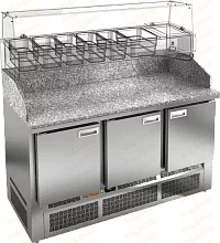 Стол холодильный для пиццы HICOLD PZE3-111/GN каменная столешница
