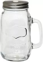 Кружка для коктейля с крышкой P.L.Proff Cuisine 81200139 стекло, 1000 мл, прозрачный