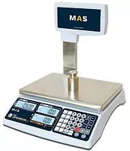 Весы торговые MAS MR1-30P с дисплеем покупателя