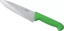 Нож поварской P.L. Proff Cuisine Pro-line 99002246 нерж.сталь, пластик, L=20 см, зеленый