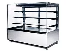 Витрина кондитерская холодильная ES SYSTEM K Carina 04 1,0 без боковин, RAL9003