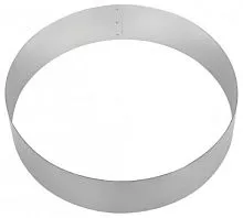 Форма для торта круглая LUXSTAHL 220 мм, нержавеющая сталь мки014