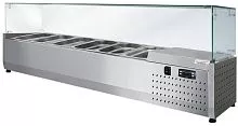 Витрина настольная холодильная FINIST ToppingBox НХВсп-6, с прямоугольным стеклом