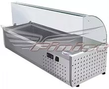 Витрина настольная холодильная FINIST ToppingBox НХВсм-4, с молированным стеклом