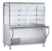 Прилавок-витрина холодильный ABAT ПАТША ПВВ(Н)-70М-С-НШ