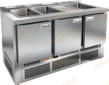 Cтол холодильный для салатов HICOLD SLE3-111GN (без крышки)