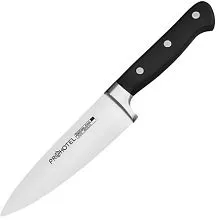 Нож поварской PROHOTEL AG00801-01 сталь нерж., пластик, L=285/150,B=40мм, черный, металлич.