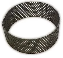 Форма для выпечки кольцо ТИТОВ 100-120мм h=20мм мелкоперфорированная