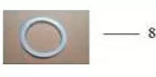 Кольцо уплотнительное для сокоохладителя HURAKAN HKN-LSJ