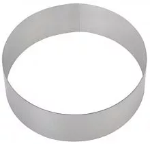 Форма для торта круглая LUXSTAHL 180 мм, нержавеющая сталь мки011