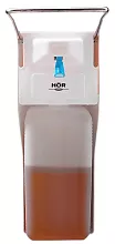 Дозатор для жидкого мыла и дизенфицирующих средств HÖR-D004A локтевой, 1 л, пластик, белый