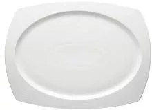 Блюдо овальное PORVASAL Arenas-Coral 0011700770000 фарфор, L=38, B=27см, белый