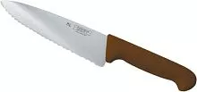 Нож поварской P.L. Proff Cuisine Pro-line 99002250 нерж.сталь, пластик, L=20 см, коричневый
