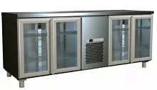 Стол холодильный CARBOMA T70 M4-1-G X7 0430-1 (4GNG/NT) корпус нерж, 4 дв, бе