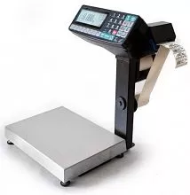 Весы-регистраторы торговые печатающие MK-15.2-R2P10-1 с устройством подмотки ленты