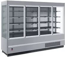 Горка холодильная CARBOMA FC20-07 VV 2,5-1 STANDARD фронт X5L, серо-черный