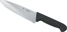 Нож поварской P.L. Proff Cuisine Pro-line 99002238 нерж.сталь, пластик, L=20 см, черный