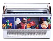 Холодильная витрина для мороженого UDR 9BI (канапе, подсветка)