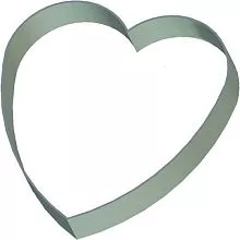 Форма кондитерская сердце SPIKA нерж.сталь, D=12 см