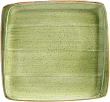 Блюдо прямоугольное BONNA Аура Терапи ATHMOV41KR фарфор, L=32, B=30 см. зеленый