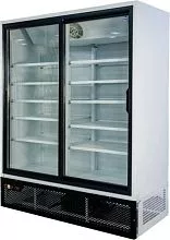 Шкаф морозильный АНГАРА 1500 без канапе, распашная стеклянная дверь, -18-20°С