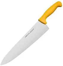 Нож поварской PROHOTEL AS00301-06Yl сталь нерж., пластик, L=435/285, B=65мм, желт., металлич.