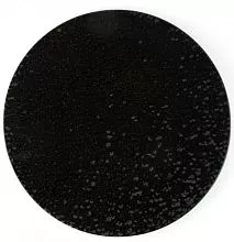 Тарелка мелкая PORLAND BLack Moss 187817 фарфор, D=17, H=2см, черный