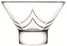 Креманка OSZ Бэлл призма 12с1578 стекло, 270 мл, D=12, H=8 см, прозрачный