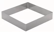 Форма для торта квадратная LUXSTAHL 260 мм, нержавеющая сталь мки035