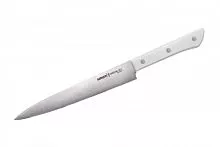 Нож кухонный для нарезки SAMURA HARAKIRI SHR-0045W/K 196 мм