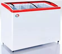 Ларь морозильный ELETTO ЛВН 350 Г (СF 350 CE) красный