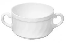 Чашка бульонная ARCOROC Трианон D6879 опаловое стекло, 300 мл, D=10, H=6 см, белый