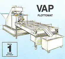 Стол для доочистки картофеля FLOTT VAP 25 Carborundum
