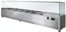 Витрина настольная холодильная FINIST ToppingBox НХВсп-7, с прямоугольным стеклом
