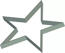 Форма кондитерская звезда SPIKA нерж.сталь, D=6 см
