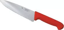 Нож поварской P.L. Proff Cuisine Pro-line 99002239 нерж.сталь, пластик, L=20 см, красный