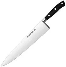 Нож поварской ARCOS 233800 сталь нерж., полиоксиметилен, L=430/300, B=58мм, черный, металлич.