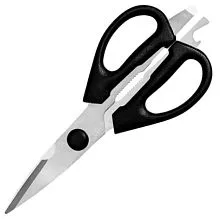 Ножницы кухонные PROHOTEL JS10101 сталь нерж., пластик, L=21см, черный, металлич.