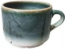 Чашка чайная Борисовская Керамика Эрбосо Реативо ФРФ88800275 фарфор, 200мл, бирюзовый, бежевый