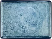 Тарелка мелкая KUTAHYA Blue Stone BNTAN23x17DU890003 фарфор, L=23, B=17, H=2,2 см, синий