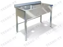 Стол для сбора отходов с ванной ТЕХНО-ТТ СПС-522/1207п