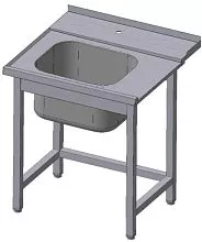 Стол для грязной посуды ITERMA 430 СБ-251/876мл COM
