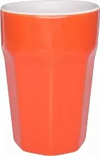Стакан OXFORD CRYSTAL C15D-9048 керамика, 300мл, D=7,5, H=11,5см, оранжевый