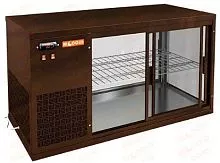 Настольная холодильная витрина HICOLD VRL 900 L Brown
