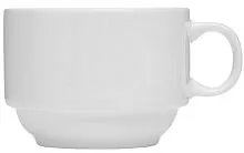 Чашка чайная KUNSTWERK A0492 фарфор, 160мл, D=75, H=55мм, белый